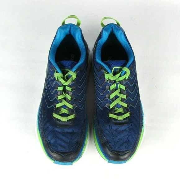 HOKA ONE ONE Clifton 4 Blue Green Athletic Shoe 8 - Picture 5 of 8